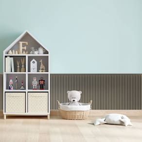 Acabamento em L para Painel Ripado Pvc 3,00x0,25x0,14 Cinza