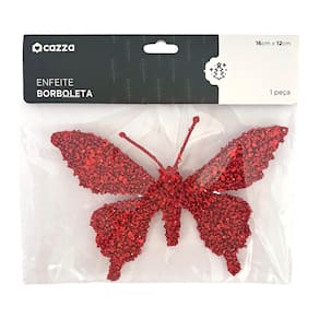Enfeite Borboleta 16cm CV244470 Cazza Vm