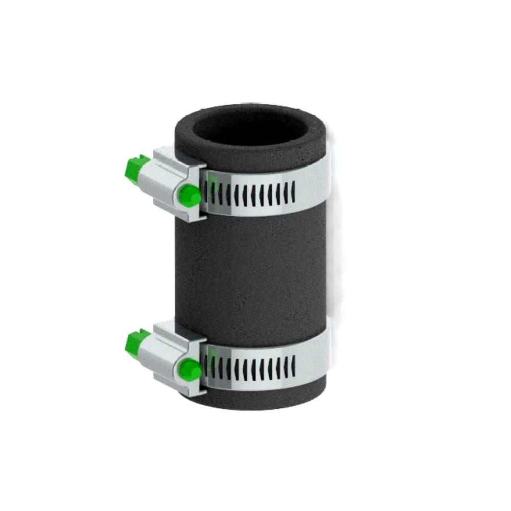 União Flexível 50Mm Mangote De Borracha Agua Ar 2 Polegada