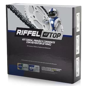 Kit Relacao Transmissao Riffel Fazer 250 06-17 Com Retentor