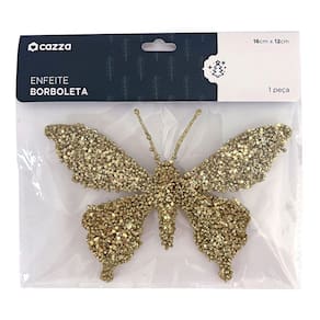 Enfeite Borboleta 16cm CV244471 Cazza Dr
