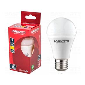 Kit 20 Lâmpadas De Led Lorenzetti 9W 6500K Bivolt