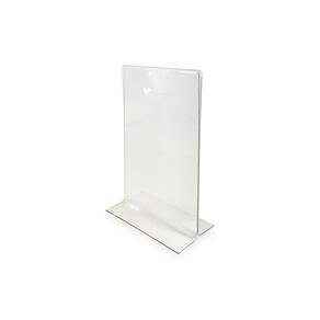Display 10x15 A6 T Invertido - Kit 10 - Transparente