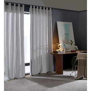 Cortina Rústica Panamá 3,00X1,70M Raffia Latte Cor 1505