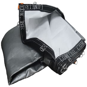 Lona Loneiro 500 Micras Super PPPE 7x3m - Branco/Prata