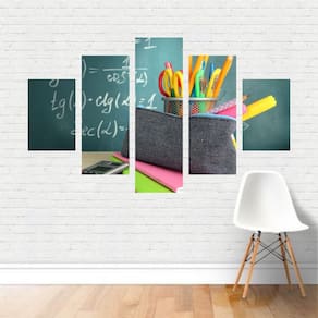 Quadro Profissões Professor Escola Docente Educação Canvas