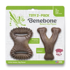 Brinquedo Cães Roer Benebone Tiny 2-Pack Bacon Cães Até 7 Kg