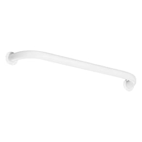 Barra De Apoio Para Banheiro MetalCromo Aço Branco 150Kg