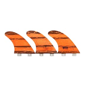 Jogo De Quilha Bottom Fins Btt Large Honeycomb Encaixe Fcs1