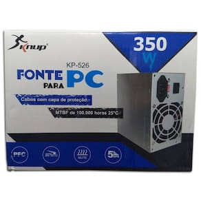 Fonte Atx 200w Reais Gamer Super Silenciosa P Pc Bivolt