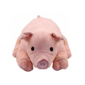 Porco Rosa Deitado Pelúcia 29 Cm Lindo E Fofo Fofy Toys