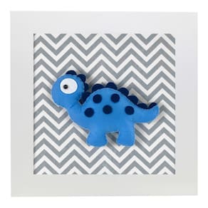 Quadro Decorativo Dino Estegossauro Quarto Bebê Infantil
