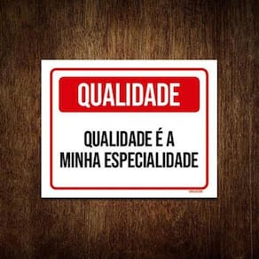 Kit 5 Placas Qualidade É A Minha Especialidade