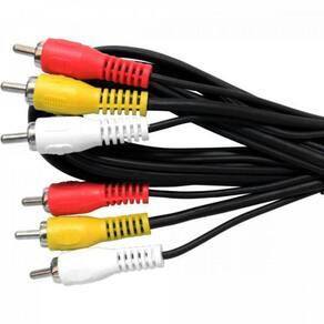 Cabo 3rca X 3rca Com 1 Coaxial 1,8m Cbrc0001 Storm - Pct /
