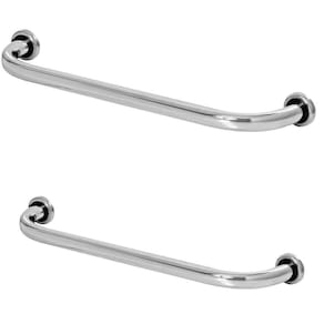 Barra De Apoio MetalCromo Alumínio 60cm/80cm Brilho