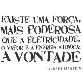 Adesivo Decorativo De Frase Existe Força Mais Poderosa