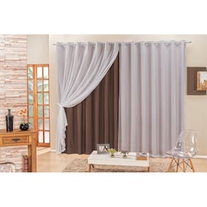 Cortina Elegance 4,00 X 2,50 Tabaco