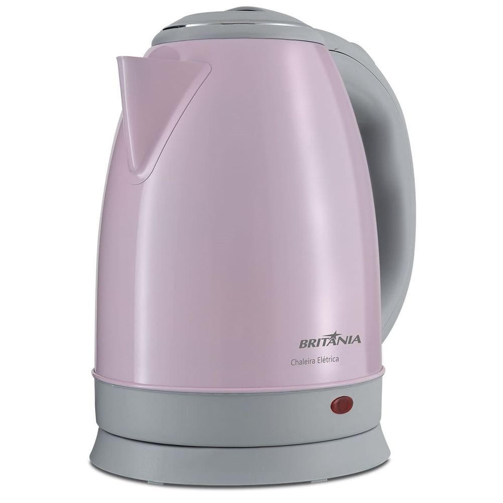 Chaleira Bule Eletrico Britania 1,8l Rosa Com Desligamento Automatico