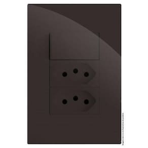 Kit Interruptor Simples Tomada Dupla 10 A 4 X2 Brg11340-9 Ch