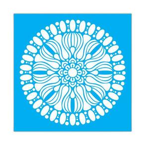 Stencil Tamako Mandala - 30X30Cm - Ref 9526
