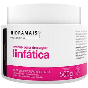Creme Para Drenagem Linfática 500G Hidramais