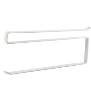 Kit 2 Suporte Para Porta Rolo De Papel Toalha Branco