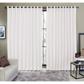 Cortina Tecido Rustico 4,00M X 2,40M Semi Blackout Branco
