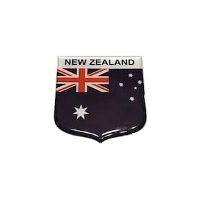 Adesivo resinado em Escudo da bandeira da Nova Zelândia