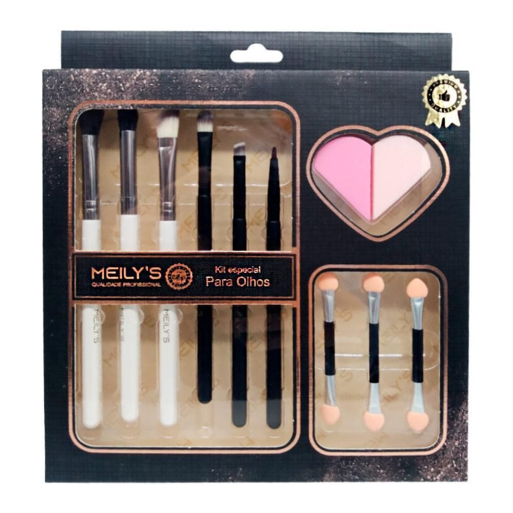Kit De Pincéis Meily`S Com 6Un Mkp171