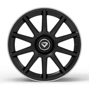 Roda Daimler 17X7 4X100/4X108Mm Et42 Preto Brilhante Borda D