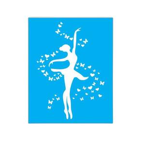 Stencil Tamako Bailarina - 20X25Cm - Ref 9015