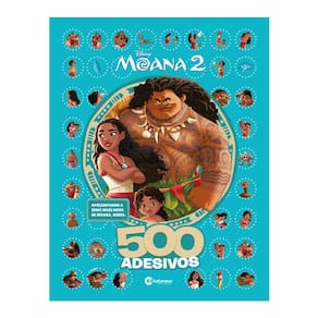 Livro Culturama Moana 2 com 500 Adesivos