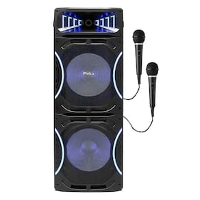 Caixa de Som Amplificada Philco PCX35000 LED Bluetooth TWS 3500w-2 Mic
