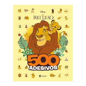 Livro O Rei Leão Culturama com 500 Adesivos