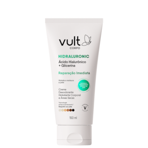 Vult Corpo Hidraluronic Reparação Imediata Áreas Secas - Creme Desodorante Hidratante Corporal 150ml