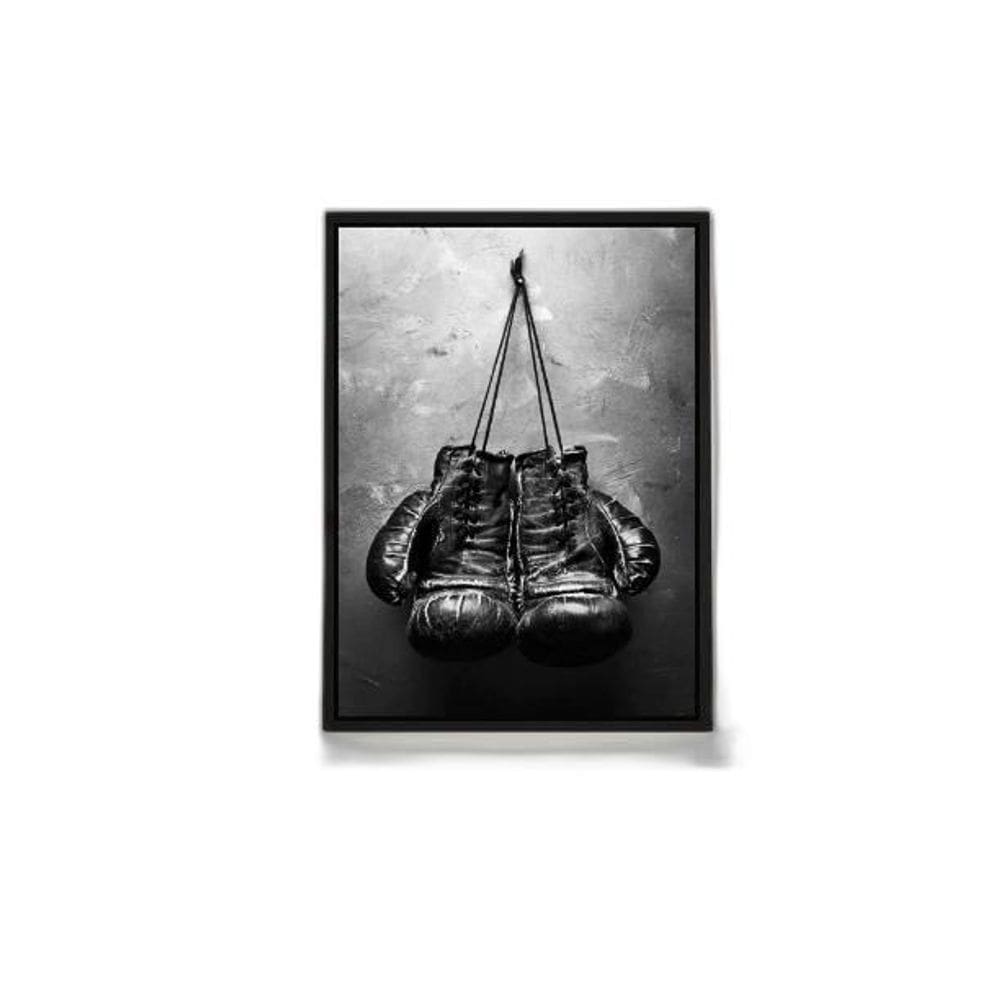 Quadro Decorativo Boxe- Luvas 45X34Cm