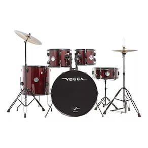 Bateria Acústica Vogga Urban Vpd122 Vinho Bumbo 22