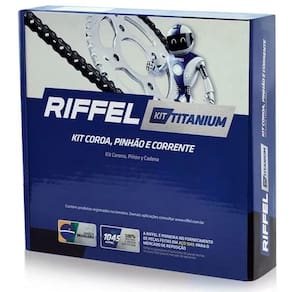 Kit Relação Ybr 125i Factor 2017 A 2022 Titanium Aço