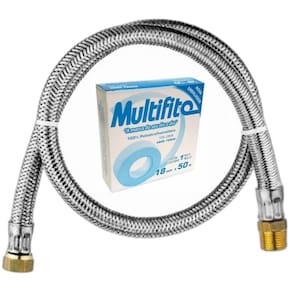 Kit Instalação Gás Encanado Mang 1,50Mt+Registro+Adaptador