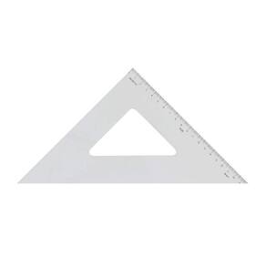 Esquadro Acrílico Trident 45° 28Cm Com Escala Ref 1528