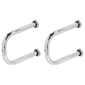 Kit Barra De Apoio Lateral Para Lavatório 30cm Nrb9050