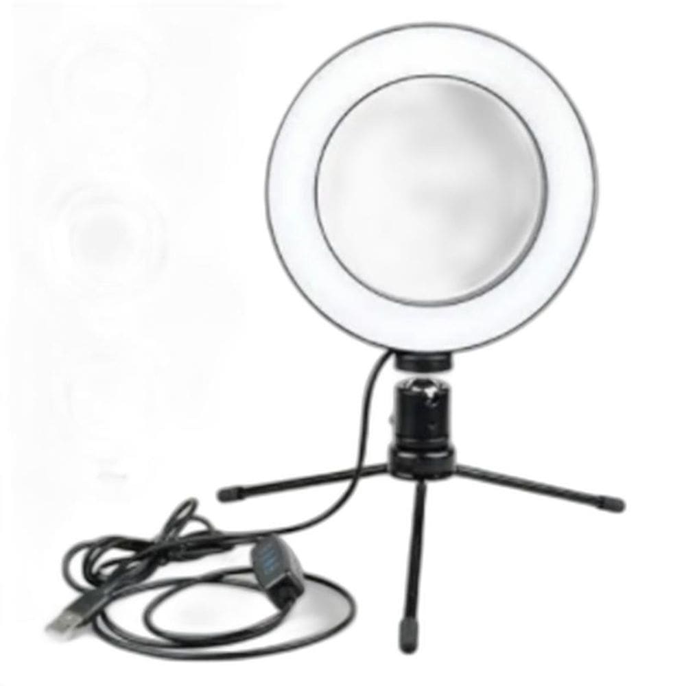 Iluminador Led Ring Light 6 Polegadas 16Cm Luz Eficaz Barato