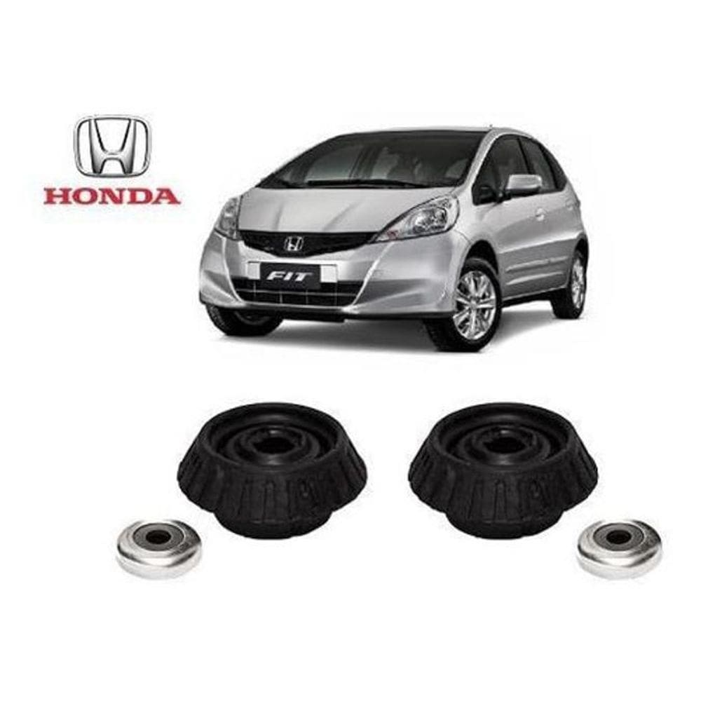 2 Coxim Rolamento Suspensão Dianteira Honda New Fit 2009 2010 2011 2012 2013