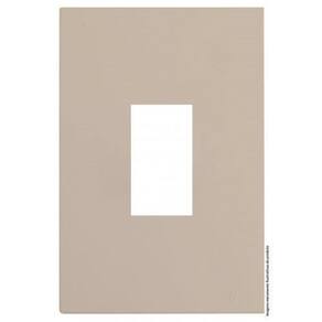 Placa Para 1 Modulo Vertical Com Suporte 4X2 Brs12401-1Ar.
