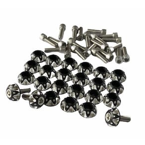 Kit New Black Chrome Acabamento Billet Cofre Paralama