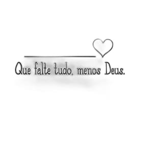 Adesivo Decorativo De Parede Frase Que Falte Tudo...