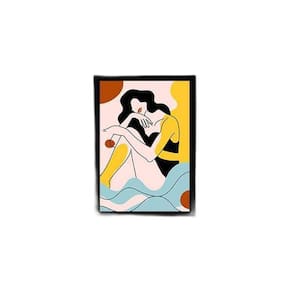 Quadro Figurativo Série Mulher Verão 2 24X18Cm