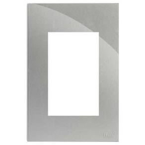 Placa Para 3 Modulos Com Suporte 4X2 Brs12438-9Pr.