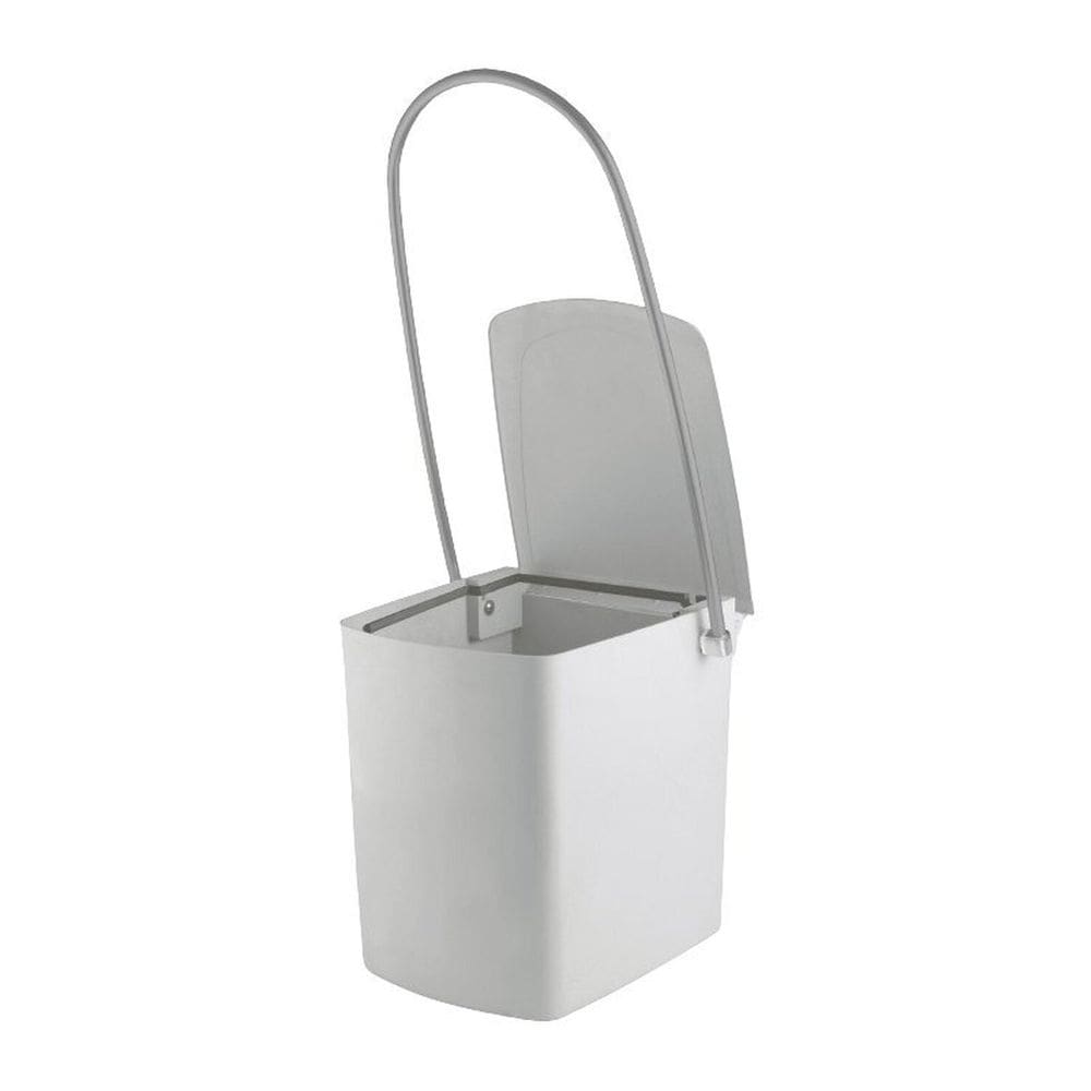 Lixeira para Banheiro com Alça Longa - 116 Silver