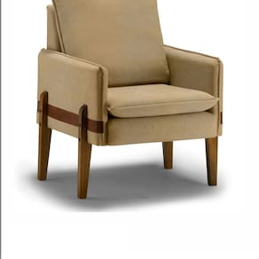 Poltrona com Espuma D-26 Thais P.r Tec. 502/507 Marrom